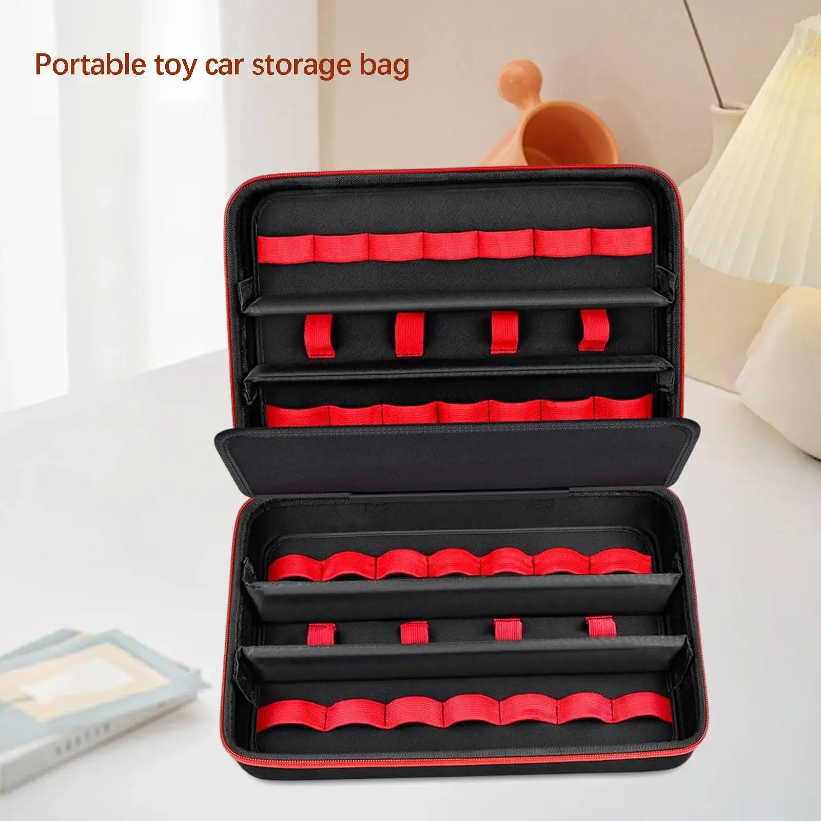 

Cars Storage Bag Lightweight Prevent Sliding Hard EVA Case Carrying Case for Retail Collections Countertop Travel Model Vehicles