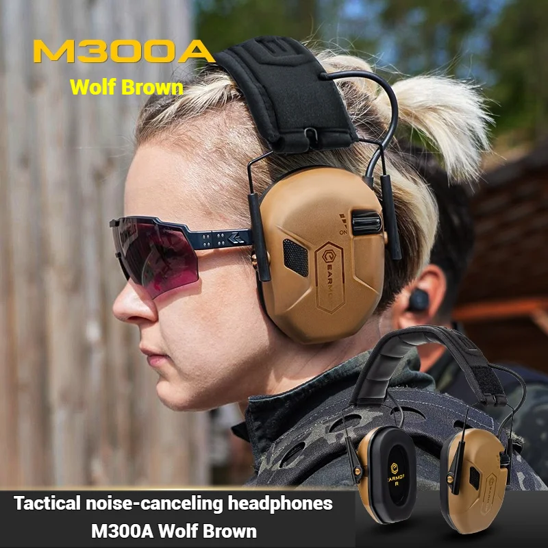 Earmor M300T auriculares tácticos Bluetooth + gafas S01 IPSC