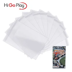 100pcs Resealable Protective Manual Insert Bags Plastic Sleeves for Super Famicom SFC Cartridge Game Pouch Instructions Bag