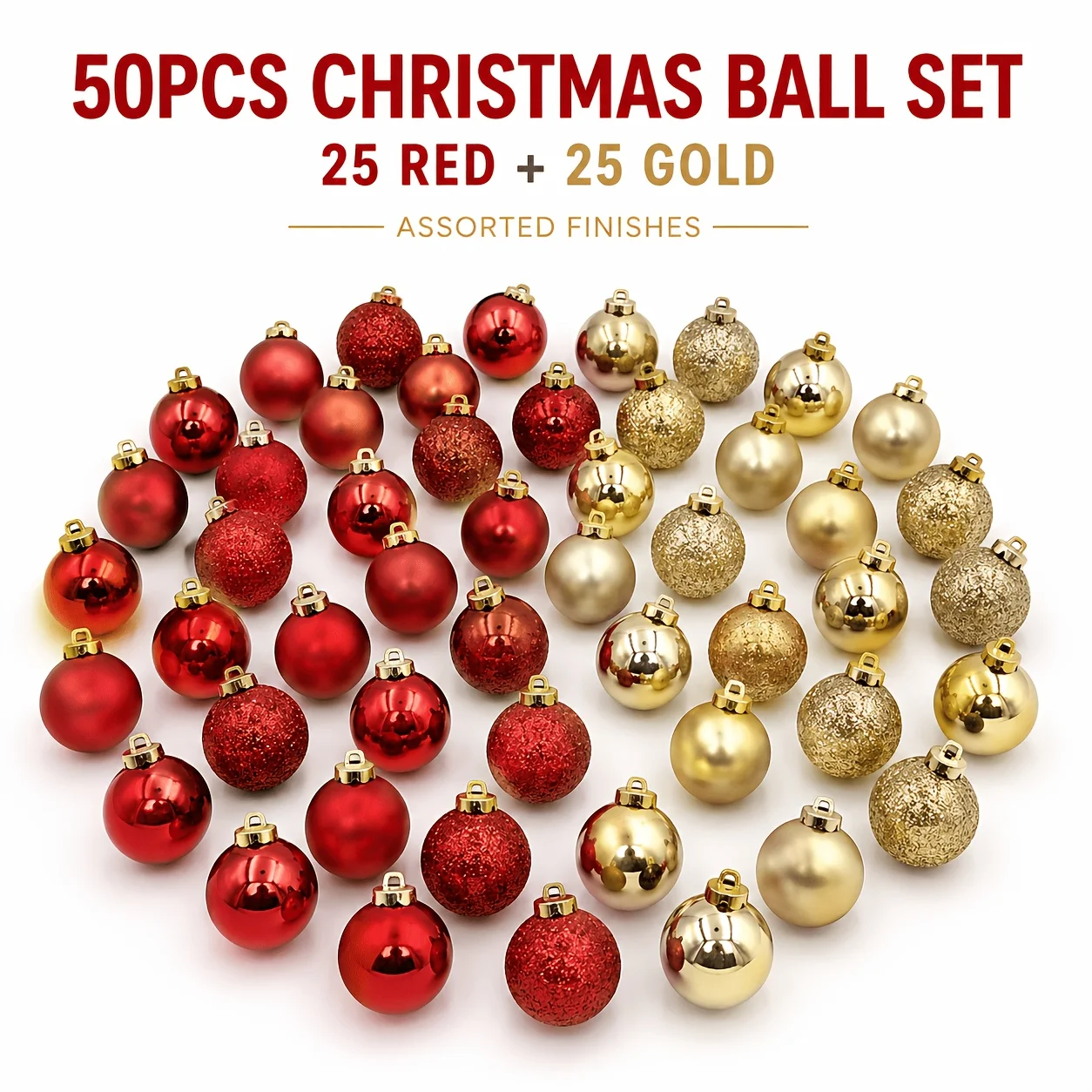 50Pcs 3CM Christmas Balls Christmas Tree Decoration Pendant for Home Party Decor 2026 New Year Navidad Gifts Ornaments Accessory