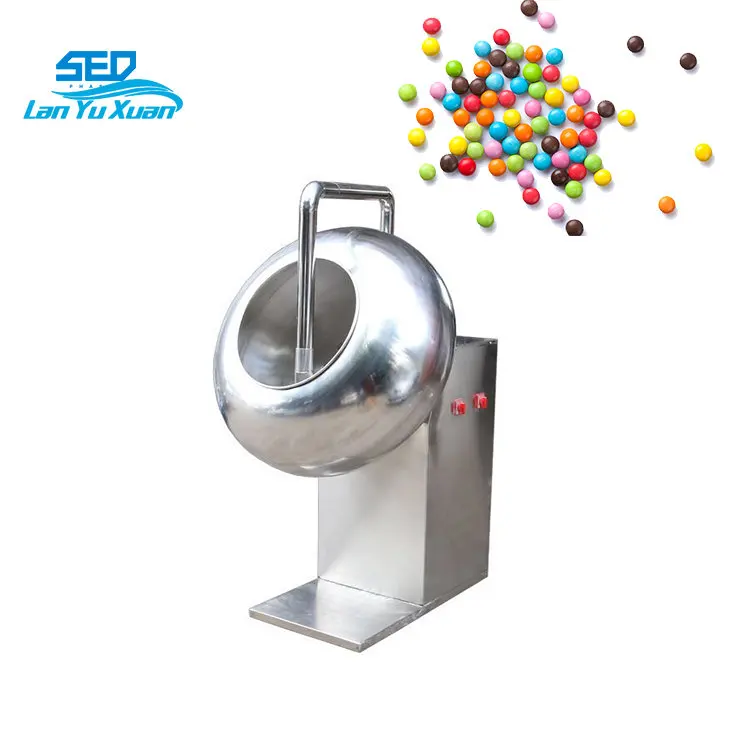 

Simple Seed Peanut Chocolate Coating Machine Candy Sugar Coating Pan Machine