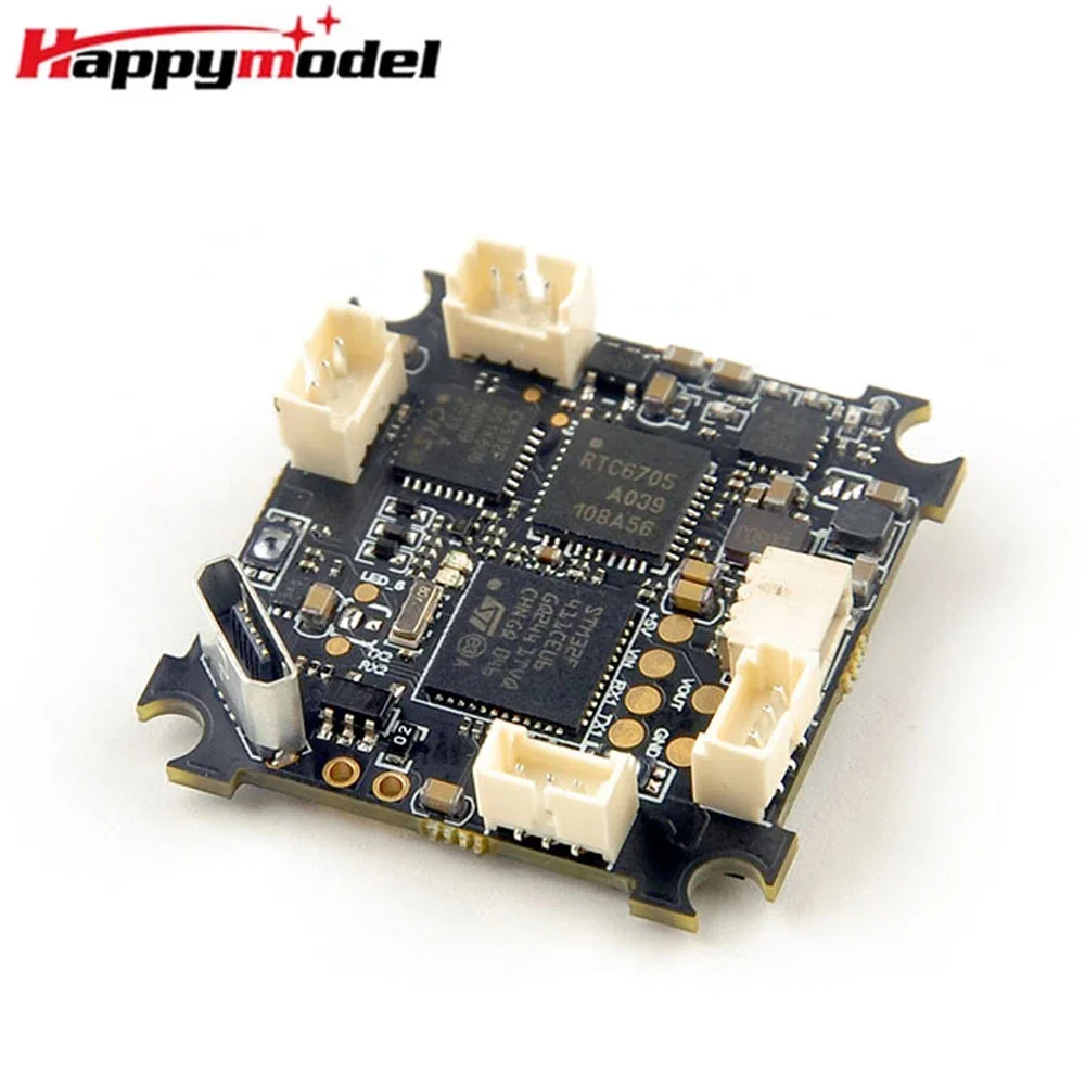 Happymodel ELRS F4 2.4G AIO 5in1 Flight Controller Built-in SPI 2.4GHz ELRS Receiver for RC Toothpick Freestyle FPV Racing Drone