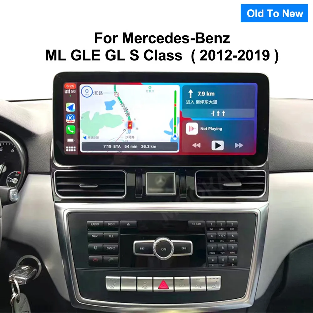 

Автомобильные аксессуары: автомагнитола для Mercedes-Benz ML GL GLS 2012-2019, Android GPS-навигация, мультимедийный стереоприемник, головное устройство (офлайн)