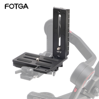 FOTGA Quick Release L Plate Camera Stabilizer Vertical Shooting Board For Zhiyun Stabilizer PTZ L-shaped Gimbal Video Accessorie