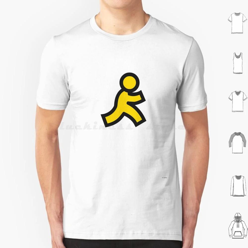 A / S / L ? T Shirt Big Size 100% Cotton Aol Instant Messenger Instant Messenger Aol Aim America Online Aol America Online Aol