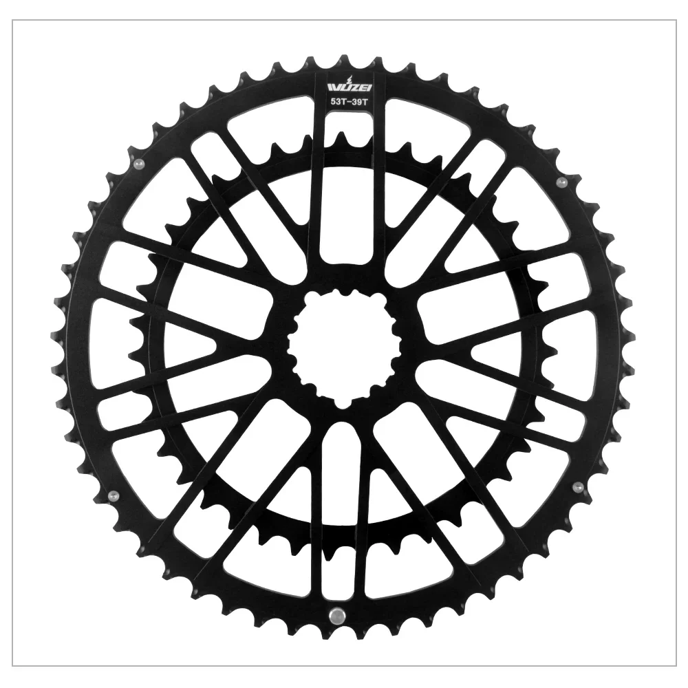WUZEI 3-Loch Rennrad-Kettenblatt 2X 46/30T 48/32T 50/34T 52/36T 53/39T Faltbares Gravel-Kettenblatt 8/9/10/11/12-Gang 11/12V – Detail 15