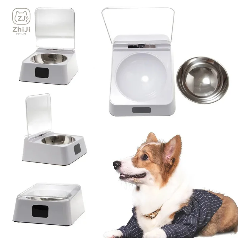 Automatic Quick Feeder Food Intelligent Electric Dog Food Dish Smart Timer Cat Bowl Feeding Platform Storage Box Fashion Contain