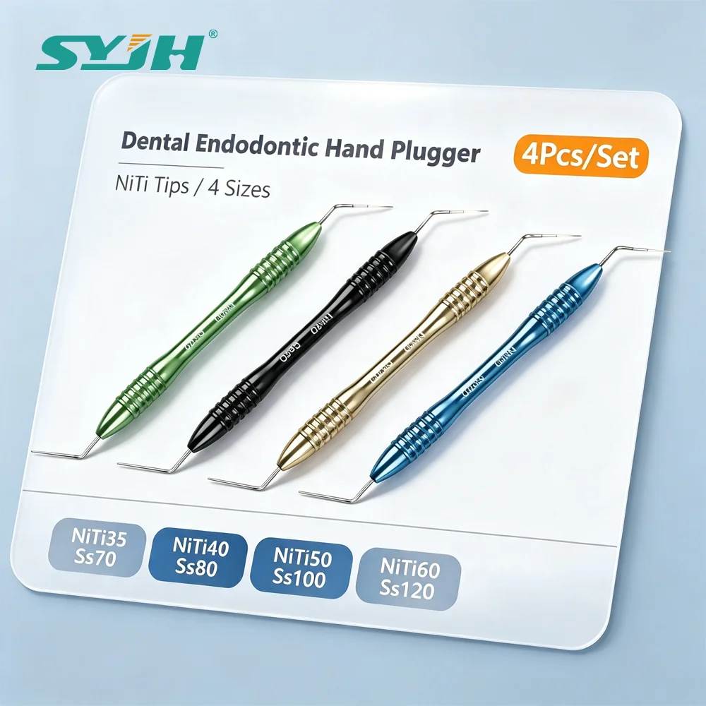 Niti Endodontic Hand Plugger Gutta Percha Filler Vertical Pressure Device Dental Root Canal Filling Instrument for DentistryTool