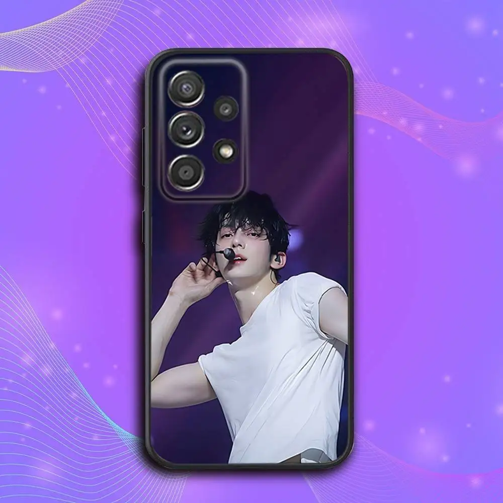حافظة هاتف C-Choi Magic Soobin Singer لهاتف سامسونج S 25,24,23,22,30,21,10,9,Ultra,Plus,Lite,FE,4,5G حافظة سوداء ناعمة