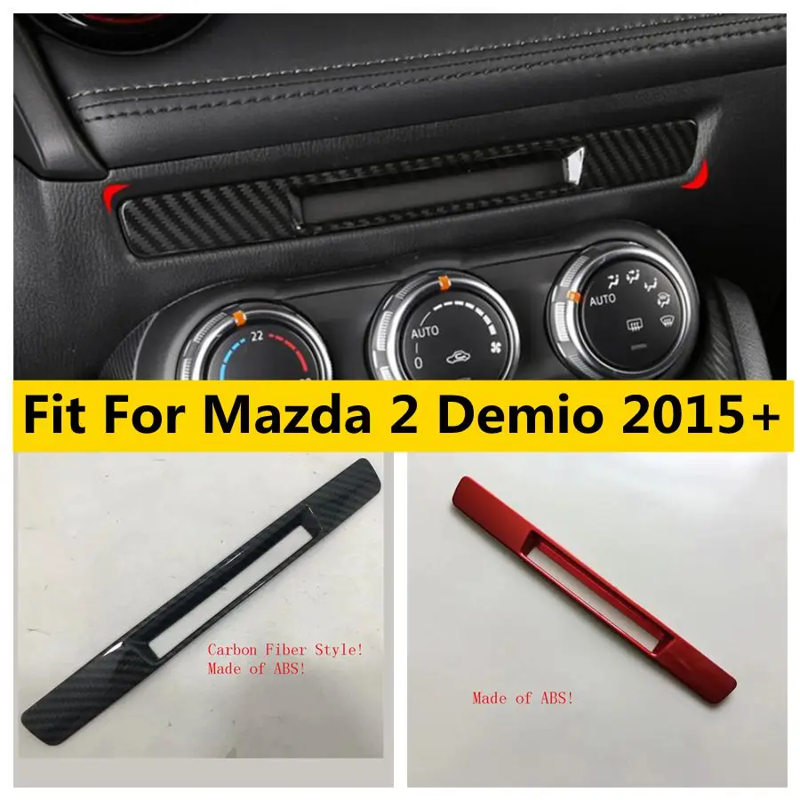 

Auto Dashboard Central Control Console Display Screen Panel Cover Trim Fit For Mazda 2 Demio 2015 - 2023 Interior Accessories