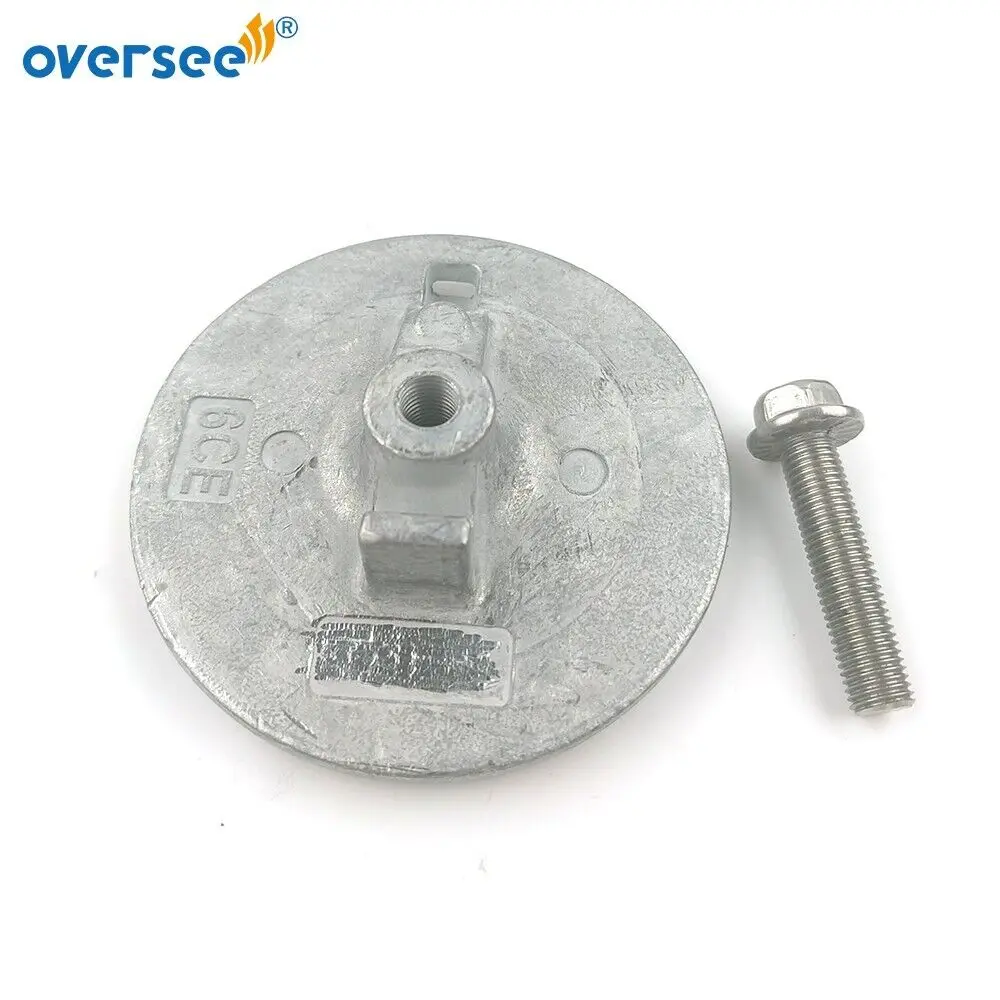 Oversee 6CE-45373-00 Flat Trim Tab Zinc Anode For Yamaha 4T F200HP-F300HP Outboard