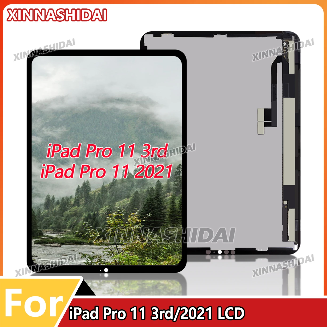 

AAA + новая сенсорная панель для iPad Pro 11, сенсорный экран 3-го поколения для iPad Pro 11 2021 A2301 A2459 A2460, дигитайзер сенсорного экрана