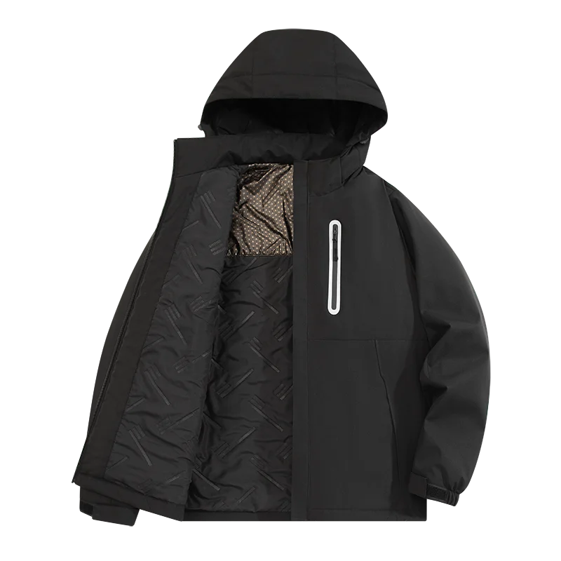 

Men's Womens Thickened Cotton Parkas Jacket Male Warmth Windproof Waterproof and Thick Coat Snow Camping Outerwear