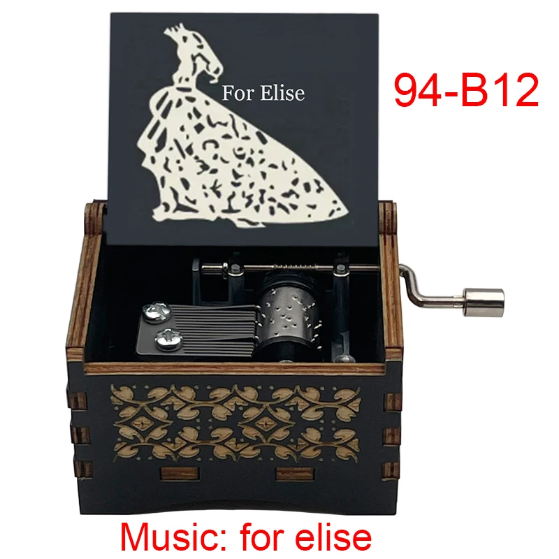 home office Decoration For Elise Music Box Wooden Girlfriend Birthday Valentine's Day kids girls Lovely Christmas Presents