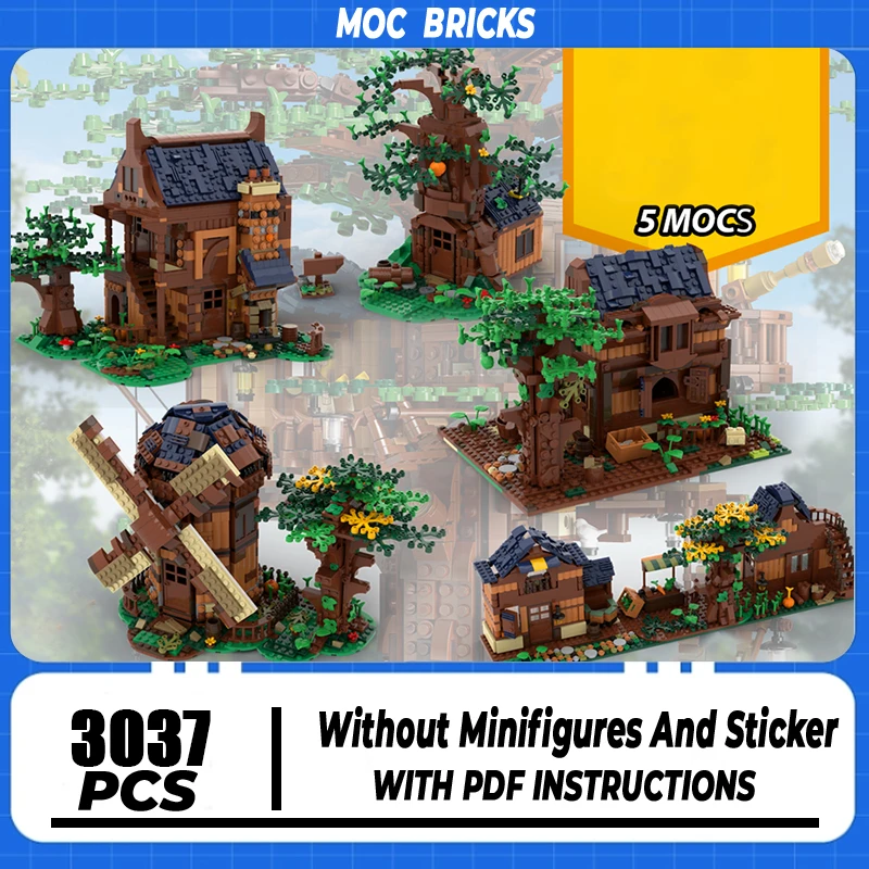 

Moc Building Bricks Medieval House Architecture Model Building Technology Modular Medieval Castle Model Blocks Construstion Toy