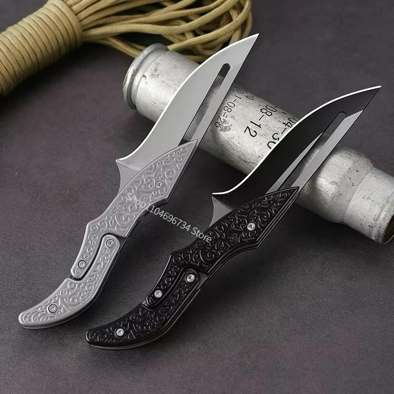 

New VG10 Damascus Fixed Blade Knife Sandalwood Handle edc multitool knives Daily at home outdoor bushcraft tactical knife