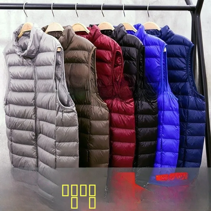 

Мужской легкий утепленный хлопковый жилет-пуховик, теплая зимняя куртка большого размера в корейском стиле, утолщенная хлопковая куртка с узлами