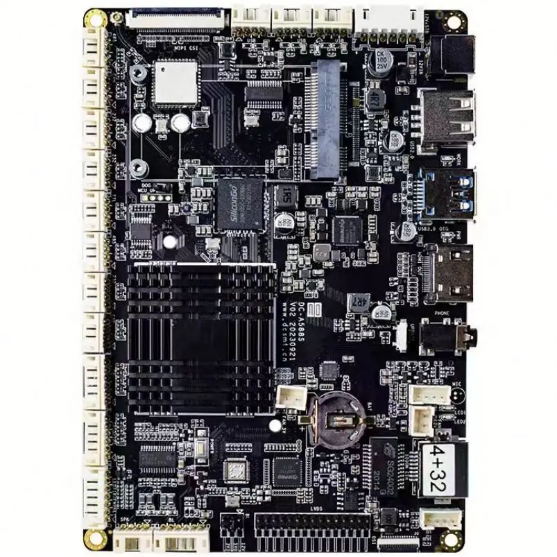 ZhengFeng RK3568 Motherboard 2G DDR2 + 32G DDR3 Android System IDE Server/Workstation Single Channel Non-Integrated Graphics New