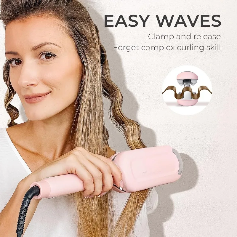 

Щипцы для завивки волос, щипцы для завивки волос Waver Beach Waves, щипцы для завивки волос с ионным инструментом Deep Waver с керамикой, 3 ствола для