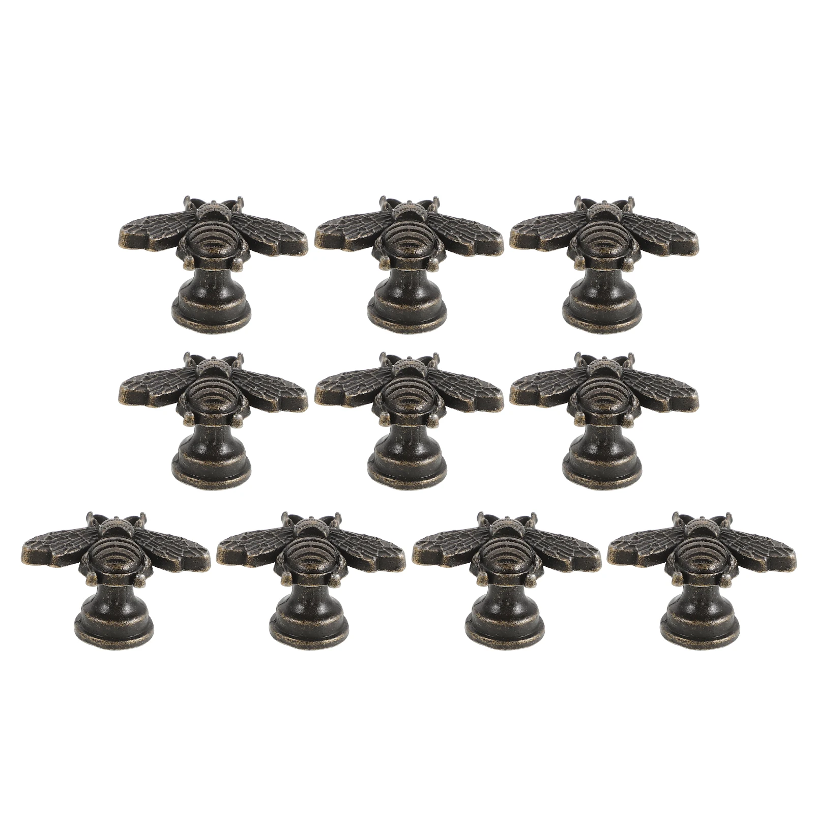 

10Pcs Metal Cabinet Knobs Retro Decorative Dresser Drawer Handles Small Furniture Pulls for Closet Cupboard Bookcase Storage
