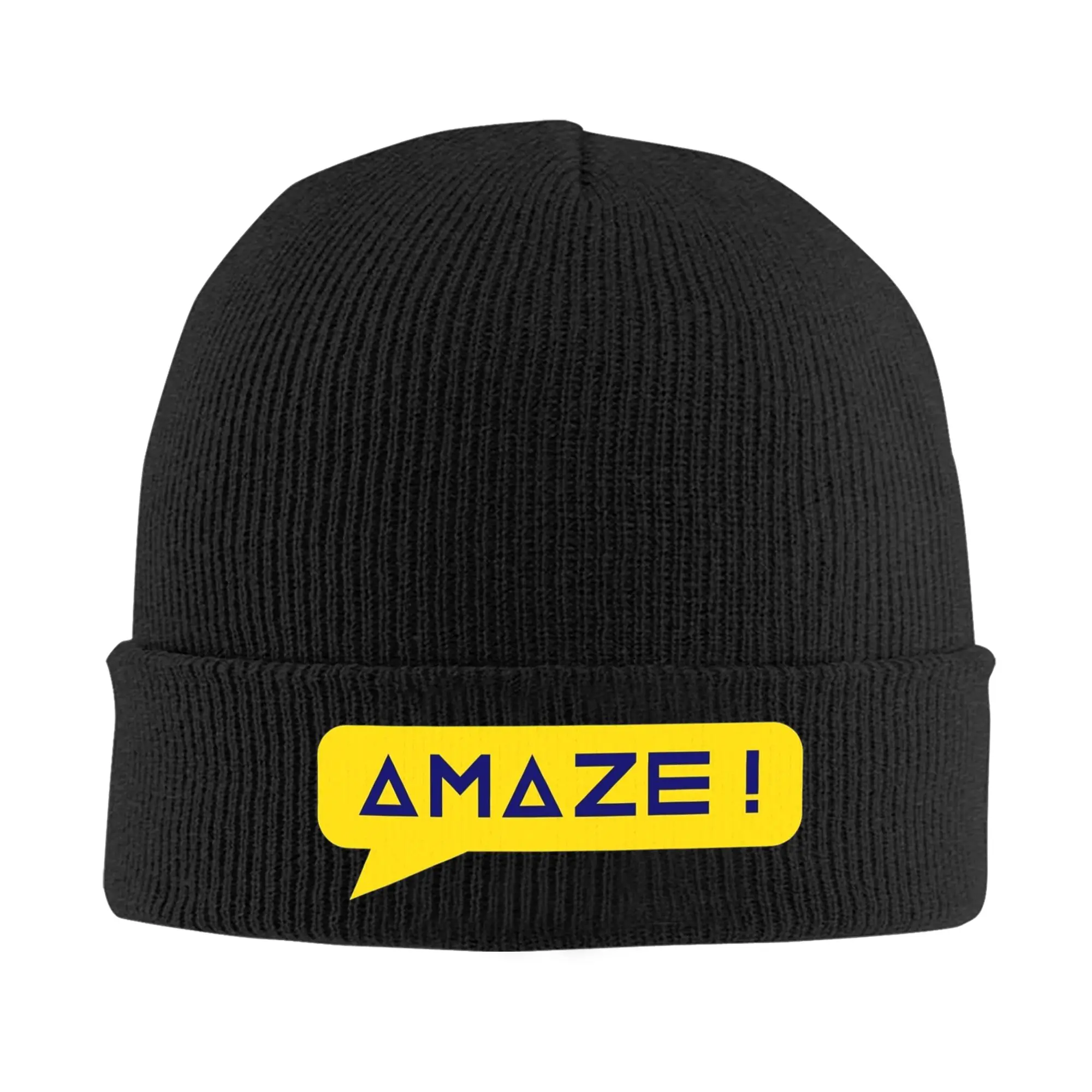 Project Hail Mary Quote Amaze Knitted Hats Autumn Winter Beanies Street Bookish Funny Cap Men Women Acrylic Casual Skullcap