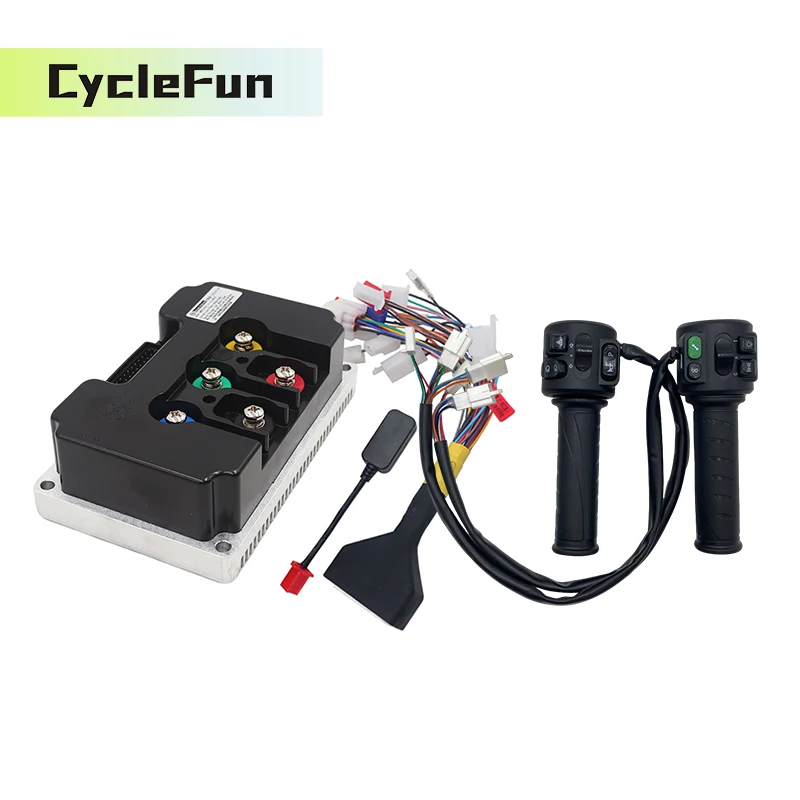 

DC 350A ND72680 V2 FarDriver DC Controller Kit With Combination Switch T08 Electric Scooter Conversion Accessories