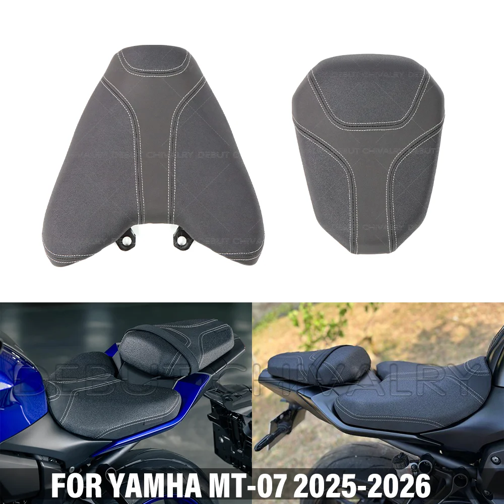 Motorcycle Accessories Comfort Seat Cushion Saddle Driver Rider Seat Pad Passenger Pillion FOR YAMAHA FOR MT-07 MT 07 2025 2026