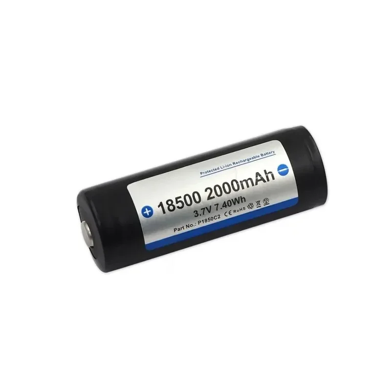 1pcs for keeppower plus protective plate icr18500 2000mah 3.7v flashlight battery p1850c2