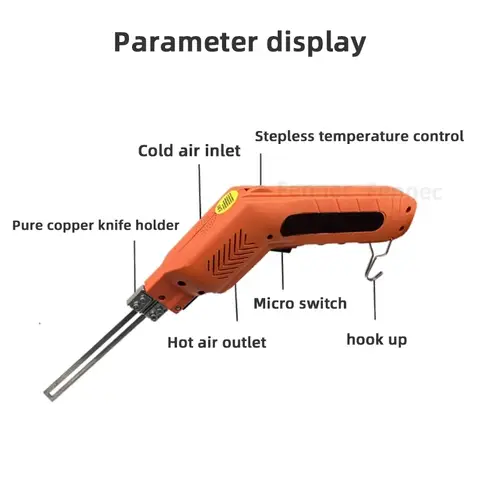 전기 핫 나이프 폼 커터, 공기 냉각 폴리스티렌 폼 절단 도구, 슬롯 조각 절연 보드, 고출력