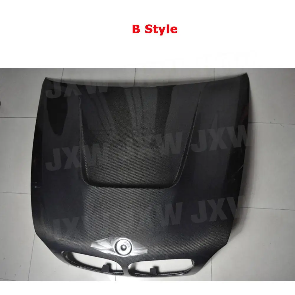 JXWANCF ألياف الكربون الجبهة غطاء المحرك تنفيس بونيه غطاء تغليف لسيارات BMW X5 E70 X6 E71 2007-2013