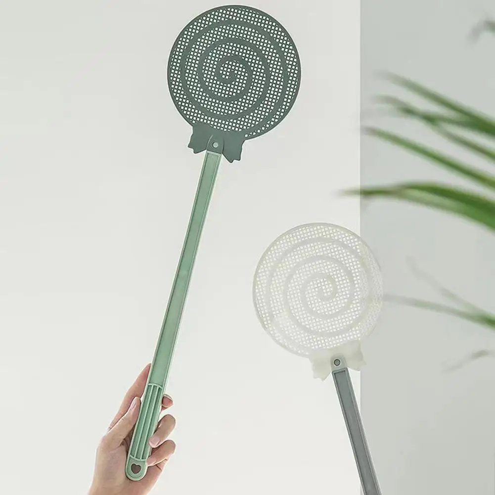 

Indoor Fly Swatter Efficient Durable Lollipop Fly Swatters Long Handle Lightweight Design with Hangable Feature for Indoor