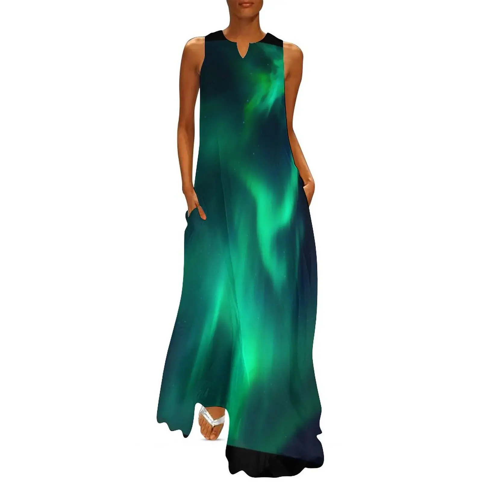 

Beautiful Northern Lights Long Dress dress for woman long dress women dresses for woman 2024