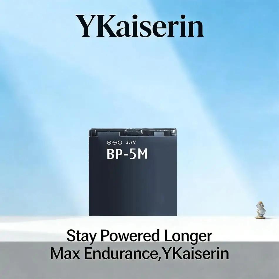 

Аккумулятор BP-5M для Nokia 5700, 5610XM, 6110n, 6220c, 8600, 7390, 6500s, быстрая зарядка, высокая емкость 900 мАч