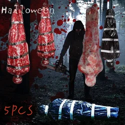 Halloween Dead Victims Props Outdoor Horror Fake Bloody Corpses Haunted House Hanging Decorations Halloween Horror Decorations