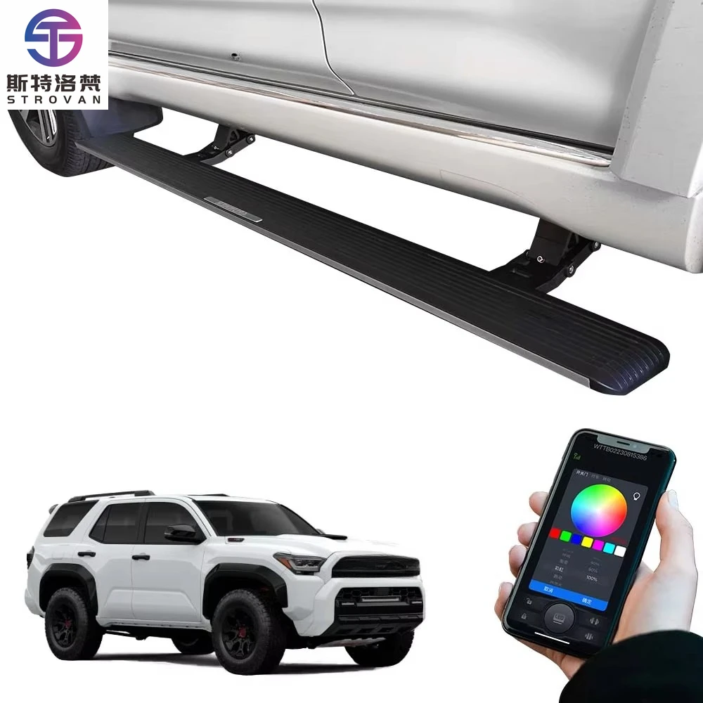 

STLF CLRAK 06-09 2017 2021 2025 4door 4runner Trd Offroad Automatic Side Foot Step Electric Power Running Board