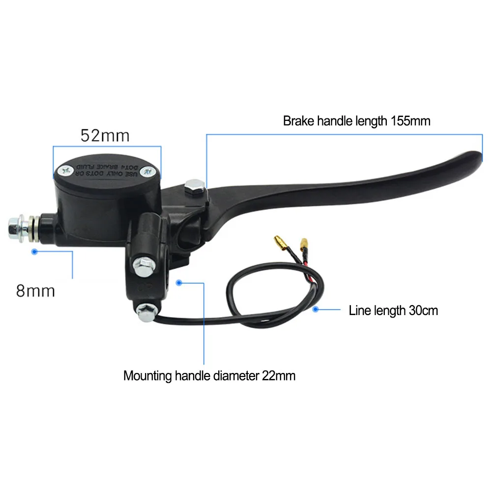 Compatible with Various Electric Vehicle Models Electric Vehicle Front Rear Disc Brake Upper Pump Hydraulic Clutch Left Right