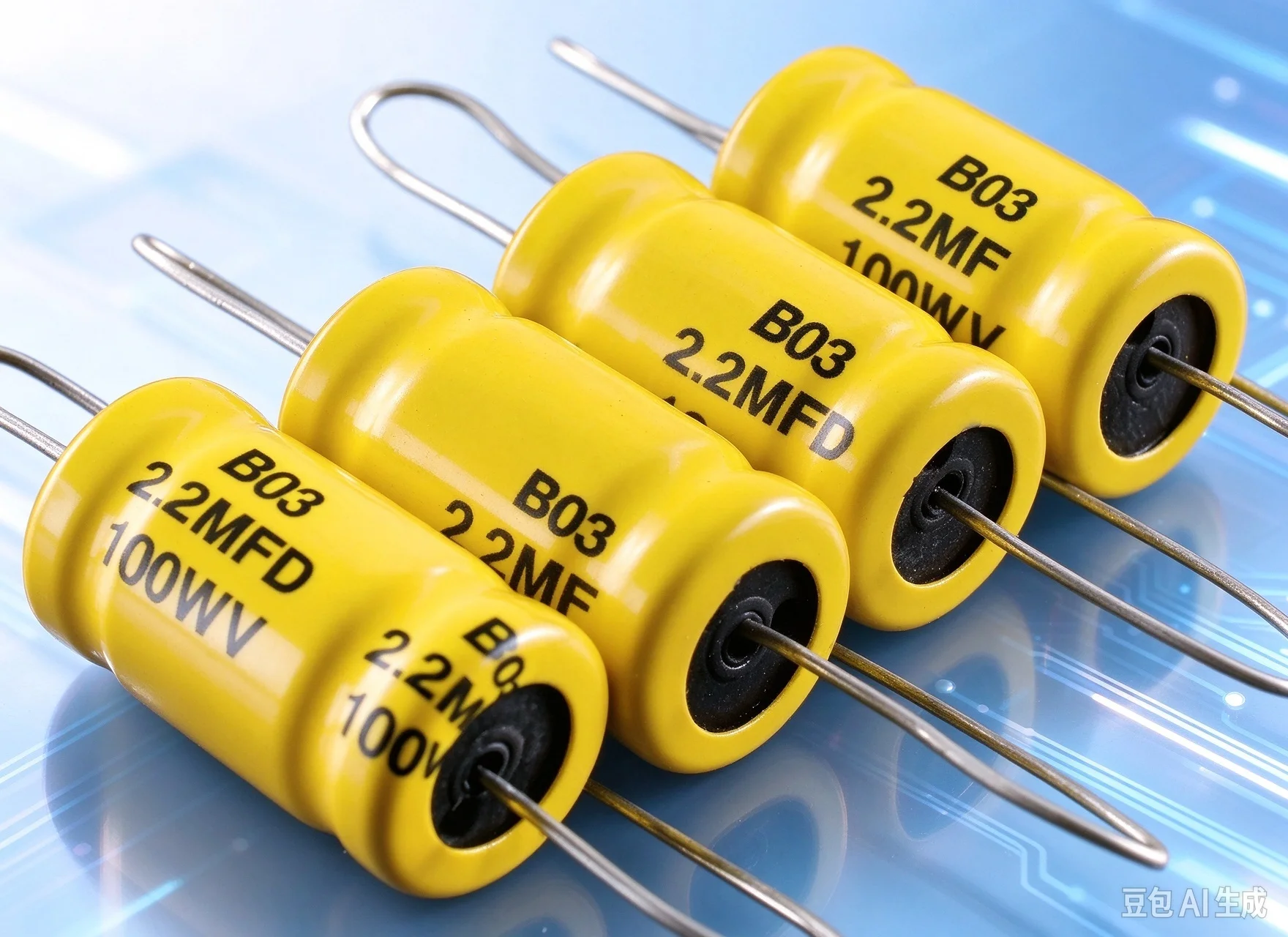 20pcs-for-bennic-b03-axial-crossover-audio-electrolytic-capacitor-100v-22uf