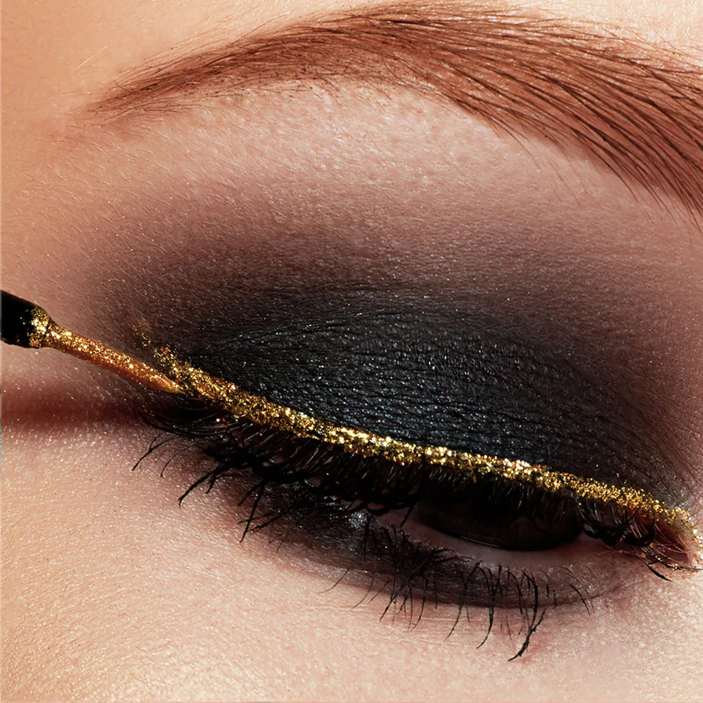 Vloeibare Parelwitte Eyeliner 16 Kleuren Glanzend Natuurlijk Blijvend Diamant Oogschaduw Gladde Mini Fijne Borstel Eyeliner Shine Make-Up Pailletten