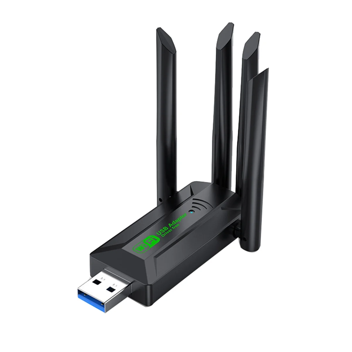 1200Mbps Dual Band USB3.0 Wifi Adapter 2.4GHz 5GHz WiFi Adapter with 4 Antenna PC Mini Computer Network Card Receiver