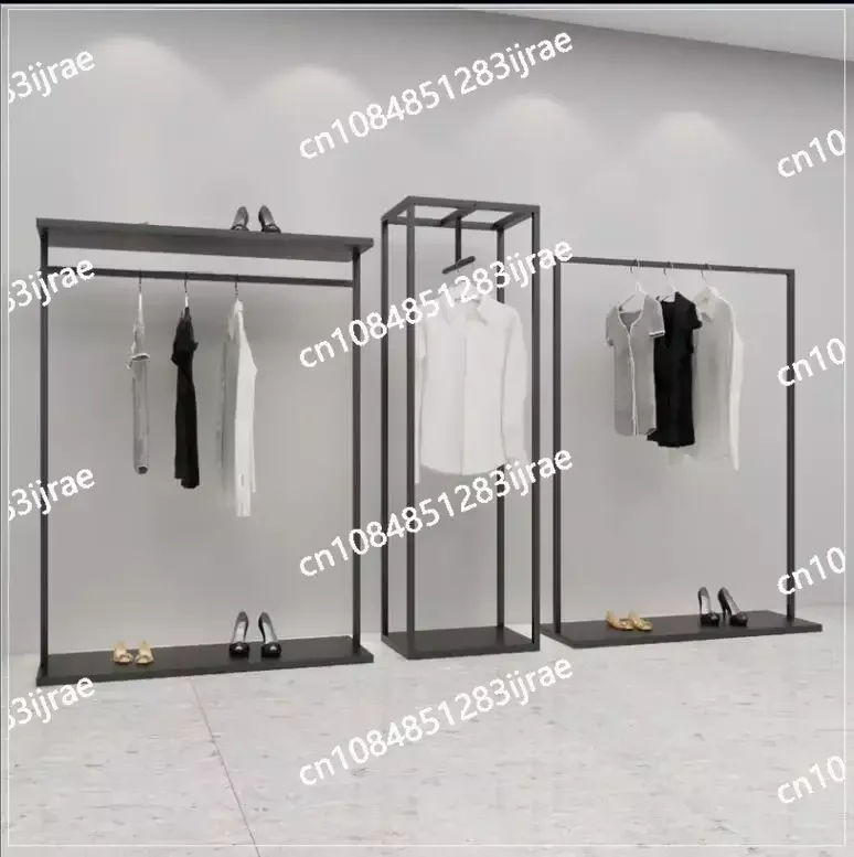 

Clothing Rack Men and Women Clothing Store Display Racks Hanging Racks Are Hanging Floor-standing Side Hanging Clothes Racks