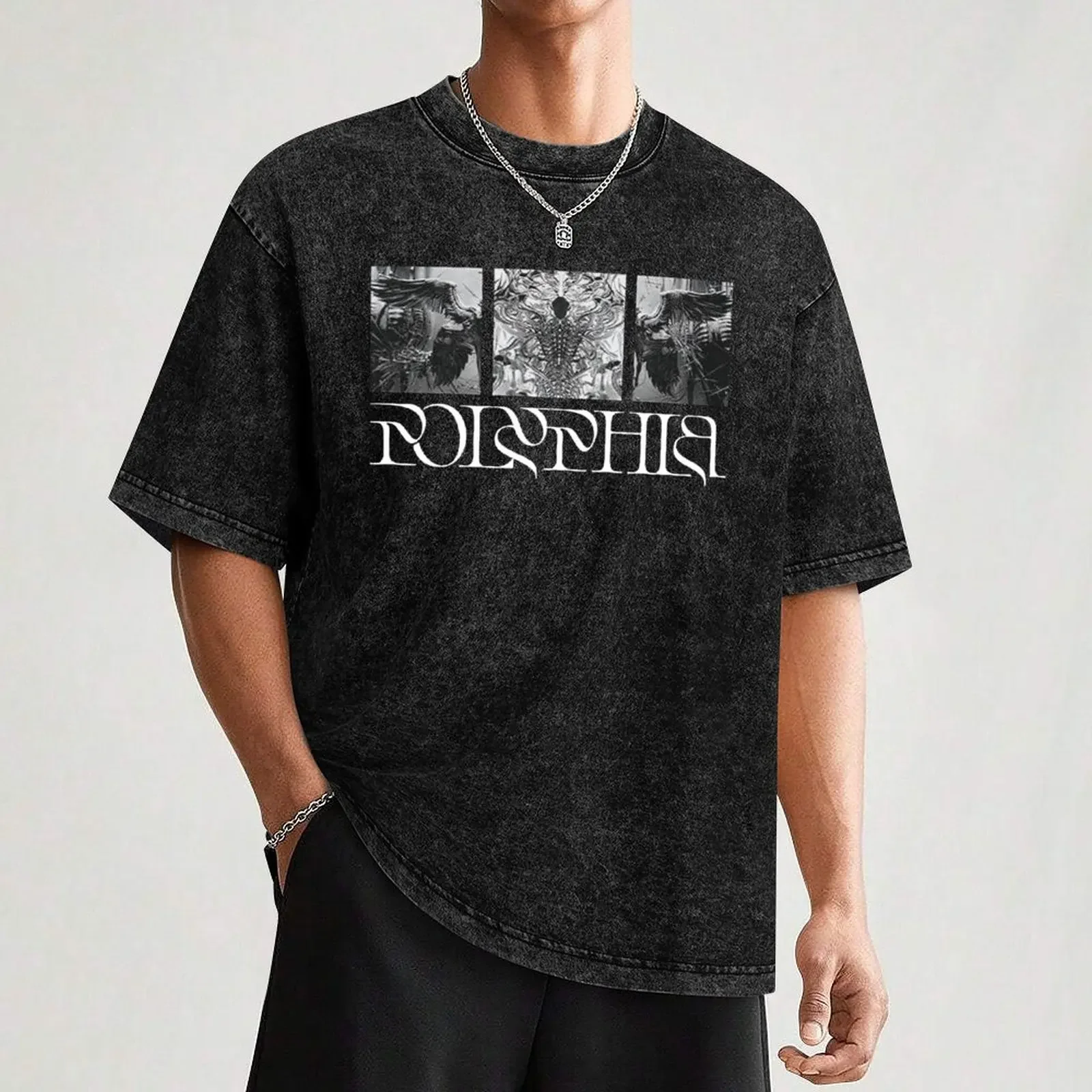 Polyphia Merch T-Shirt Large Size Casual Short Sleeve Top