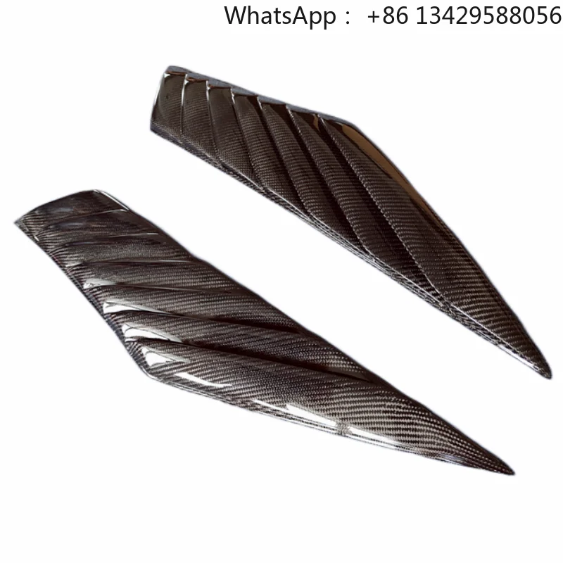 

EB Style Carbon Fiber Leaf Panel Vents for BMW I8 Body Kit Front Bumper Edge Side Skirts Rear Diffuser