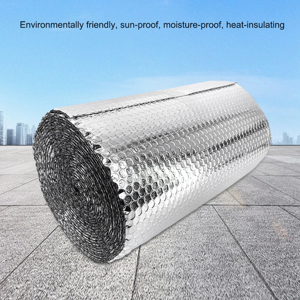 

Bubble Foil Insulation Multi-Purpose Double Aluminium Radiator Heat Loft Wall Cold Storage Room, External Wall, Floor, Garage