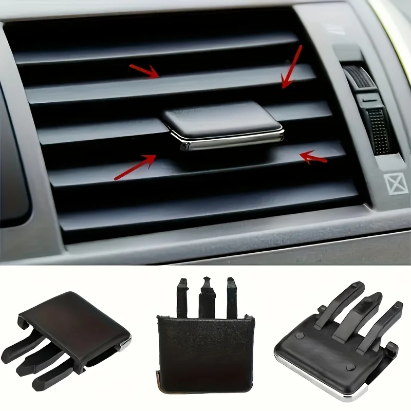 6PCS Universal Car Air Vent Knob Air Conditioning Blade Adjustment Clip Vent Slider Fit For Toyota Corolla Auto Replacement Engi view 4