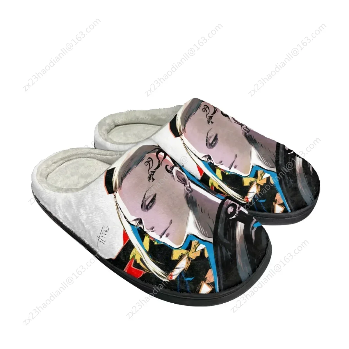 Anime Tokyo Revenge Casual Home Slippers Bedroom Non-slip Footwear Print On Demand Winter Warm Cozy Cotton Slippers for Women