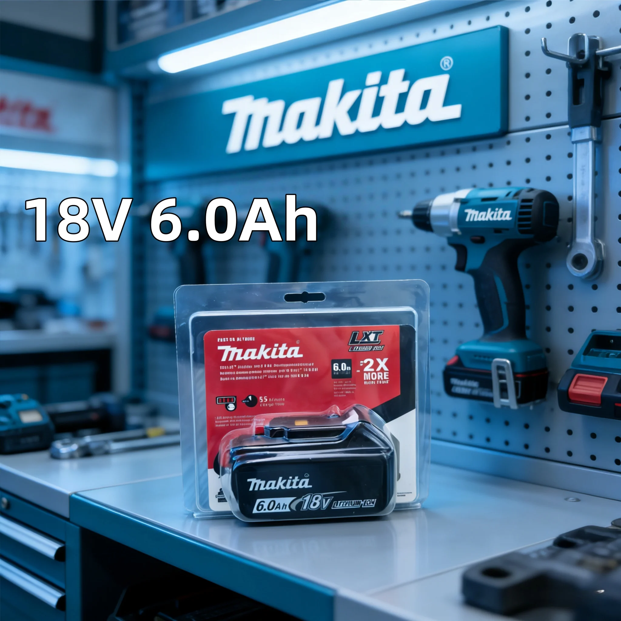 

original 100% makita battery, 18v Tools Lithium Battery 6Ah/ for makita DTW700 ，DDF487 ，DTD173 ，DGA404 ，HR140D ，DJV182