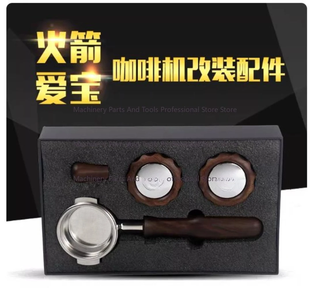 For Rocket/Aibo Modified Coffee Machine Walnut Bottomless Handle Accessories Solid Wood Knob Rod Walnut Kit