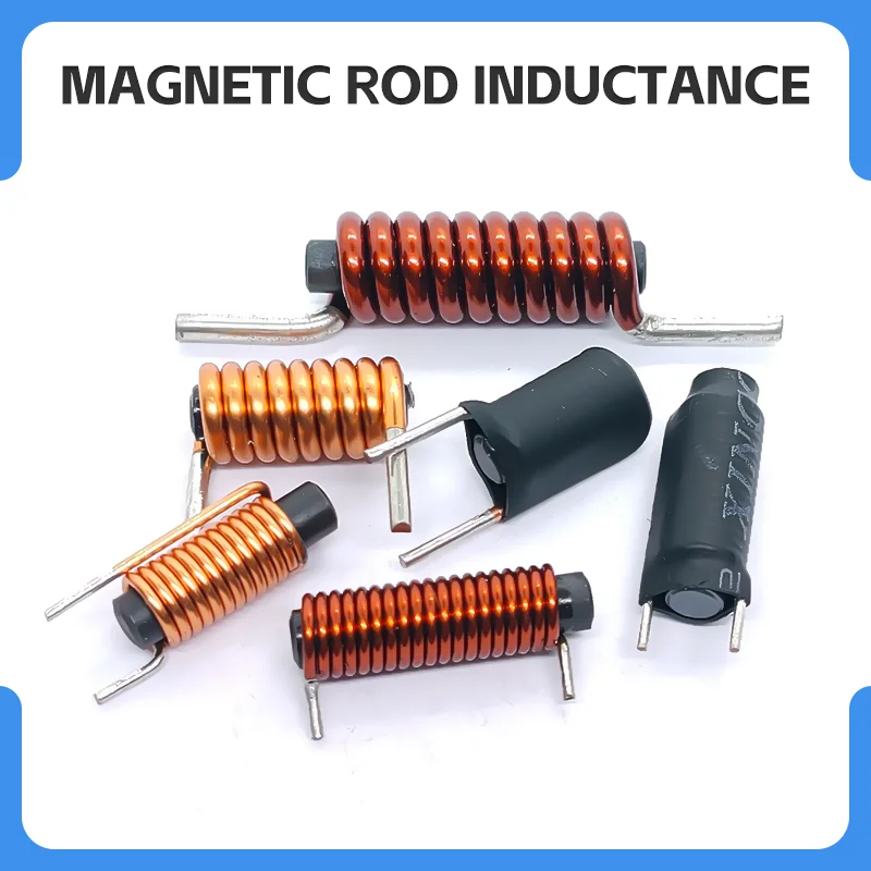 4*15mm 0.22/1/1.5/1.9/2.2/2.3/2.7/3.6/3.3/4.7/7.8/12UH R Bar Rod Inductor Core Coils Both Sides Out Legs