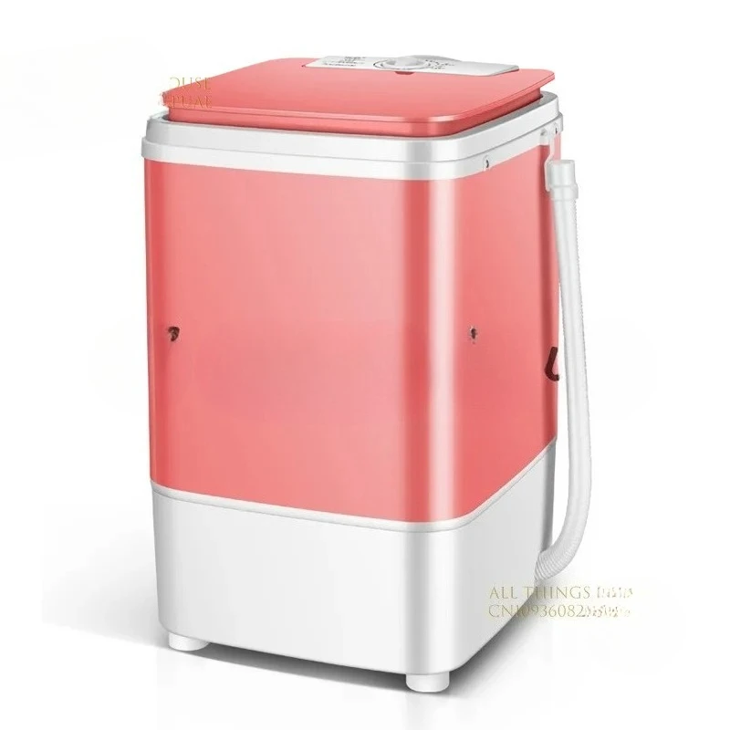 Factory Direct Hair Single Barrel Small Washing Machine Semi-automatic Elution Integrated Children's Mini Washing Machine Wholes
