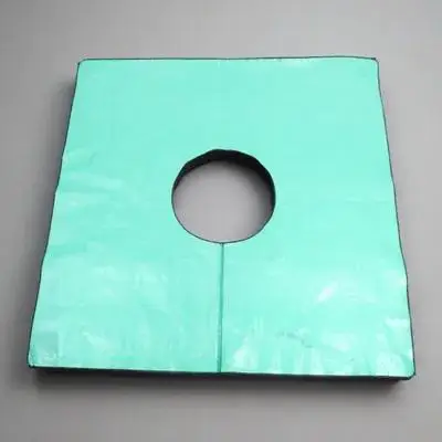 

Heavy Duty Tree Trimming Tarp 200x200cm Waterproof with 60Cm Center Hole for Shrub Pruning Leaf Collection Yard Maintenance Tarp